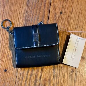 Tommy Hilfiger Black Key & Card Holder